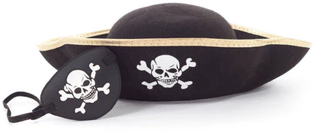 Petites aventures - ensemble d'accessoires pirate - cache-oeil de chapeau