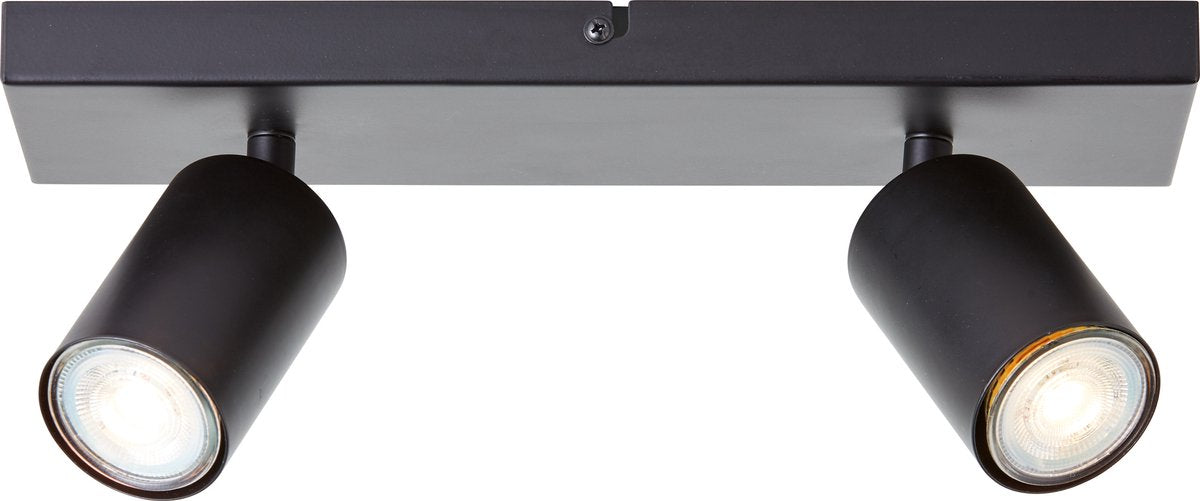 Brilliant jello - spot de plafond - gu10 2x4,5w - 3000k - noir