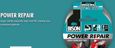 Bison power duct tape gris 10mx4,8cm