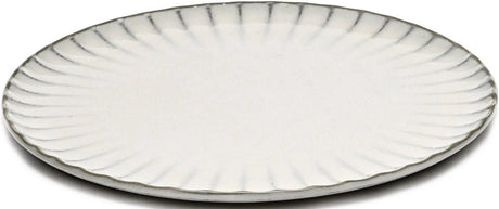 Serax - sergio herman inku - assiette l - blanc - 24 ø - 4 pièces