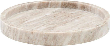 Meraki - plateau en marbre ø 25 cm - beige (mkma012 312530012)