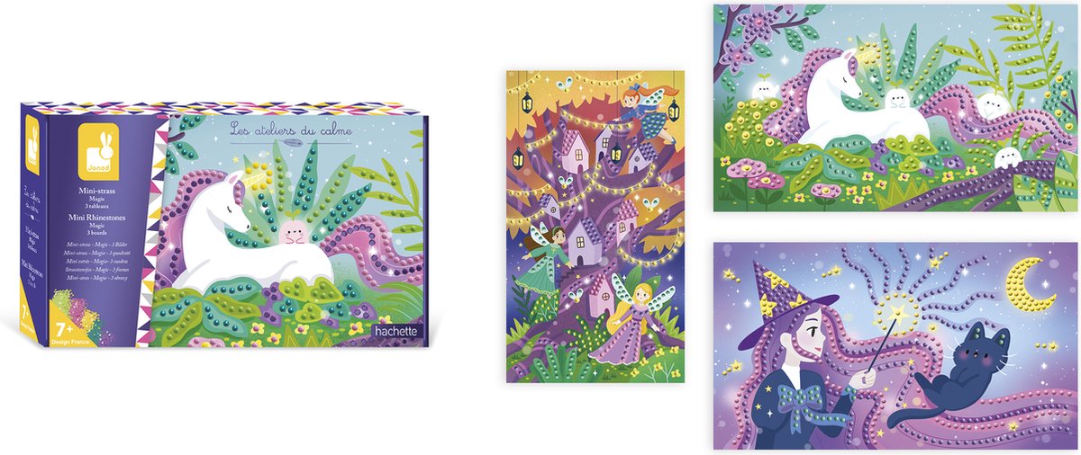 Janod - les ateliers du calme - mini strass - magie - coffret bricolage