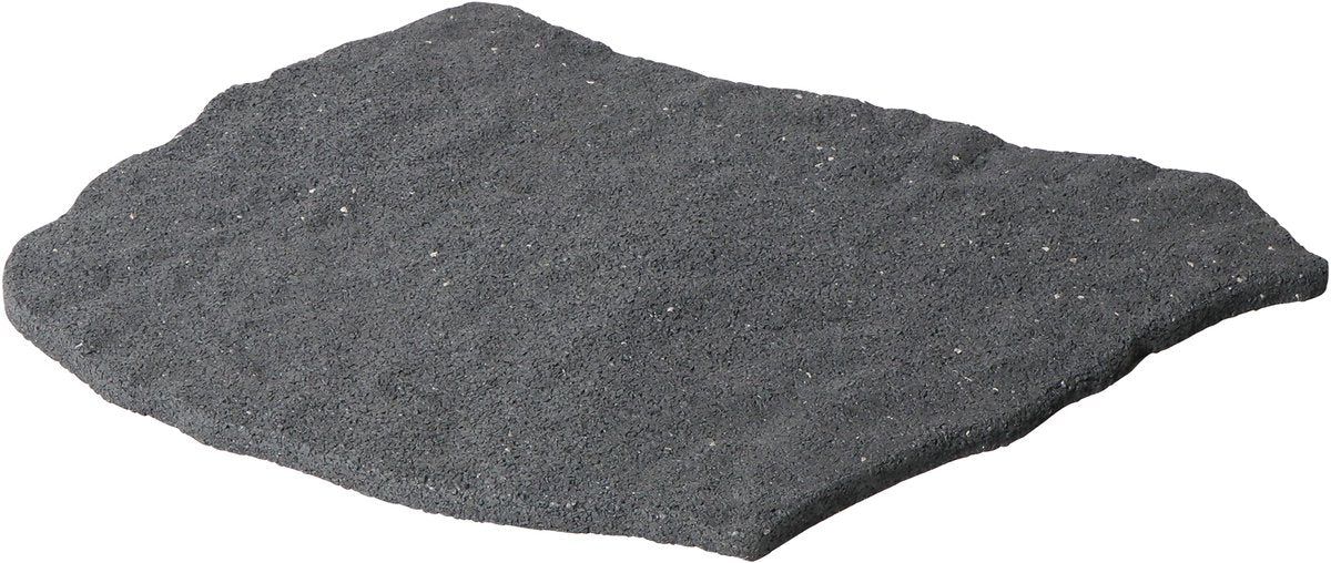 Nature - Tremplin japonais - gris - caoutchouc - motif pierre naturelle - h1,8 x 55 x 45cm