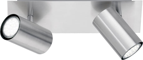 Trio marley - spot - nickel mat - excl. 2x gu10 3w