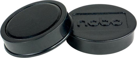 Aimants magnétiques pour tableau blanc Nobo - pack de 10 - aimants 38 mm - noir