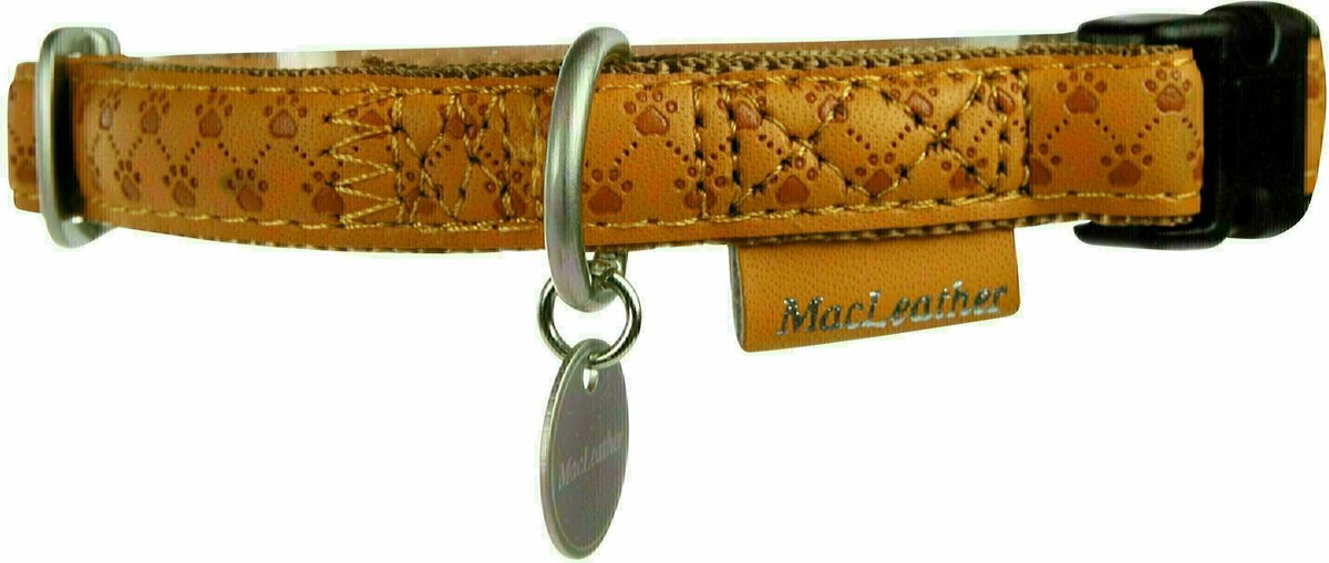 Collier en cuir marron