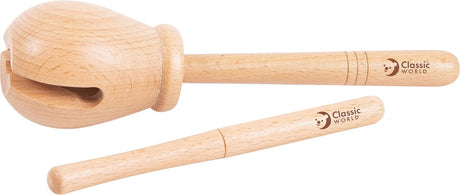 Percussion en bloc de bois du monde classique, 2 pcs.