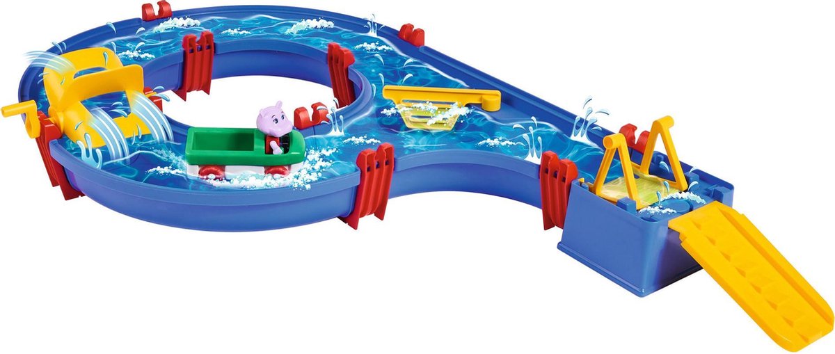 Big aquaplay 1504 - set amphie - 88x50x13 cm - à partir de 3 ans - piste d'eau