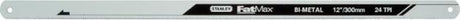 Stanley fatmax lame de scie à métaux bimat 300mm 2 pièces 24t pouces