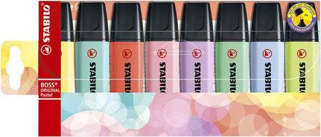 Stabilo boss original pastel - surligneur - lot de 8 pièces