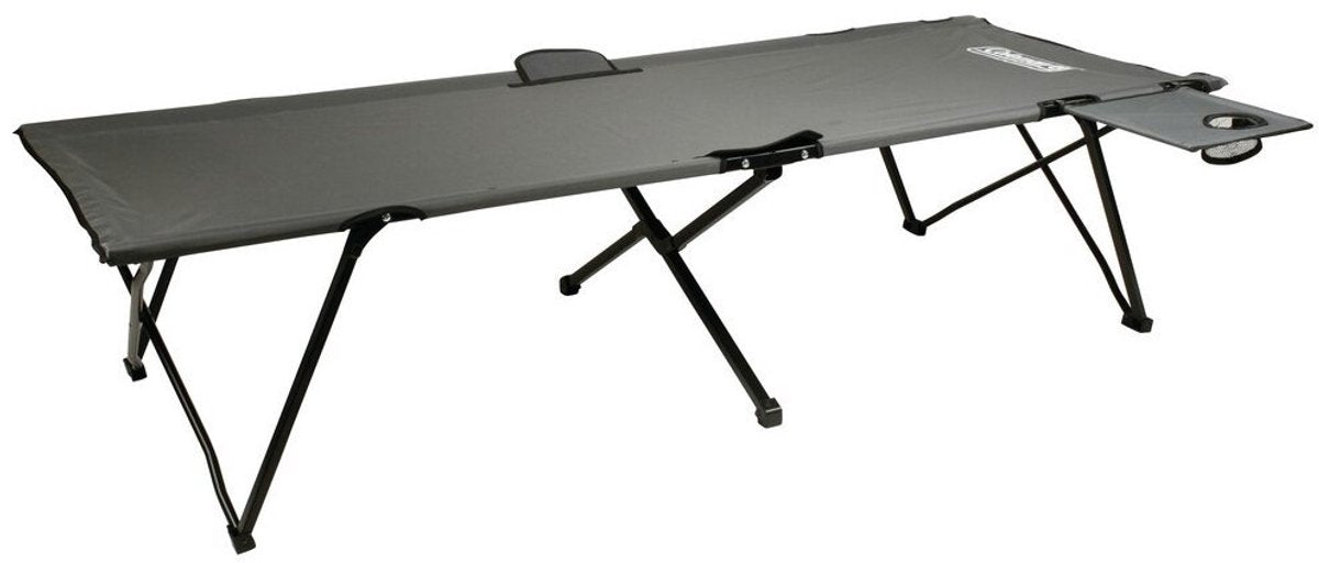 Lit de camping Coleman - lit de camp 1 personne - jusqu'à 136 kg - table d'appoint intégrée