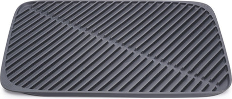 Joseph joseph tapis drainant - canal - grand - 31 x 43,5 cm - gris