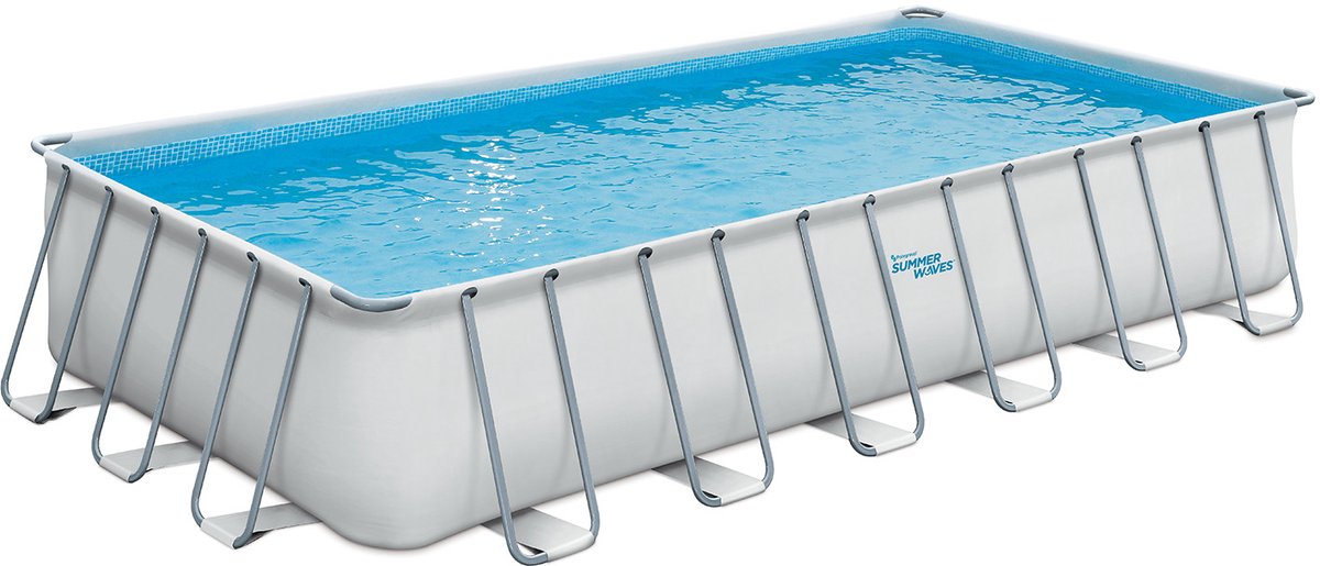 Piscine Summer Waves cadre Elite rectangulaire 732 x 366 x 132 cm + pompe de filtration