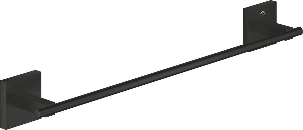 Porte-serviettes Grohe quickfix start cube - 450 mm - noir mat