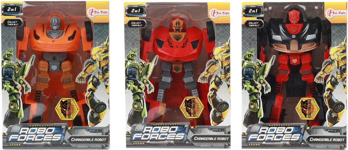 Les Roboforces changent de super voiture robot