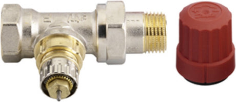 Vanne de radiateur thermostatique Danfoss 1 2 droite raccourcie kvs 0,9 m3 h ra n15