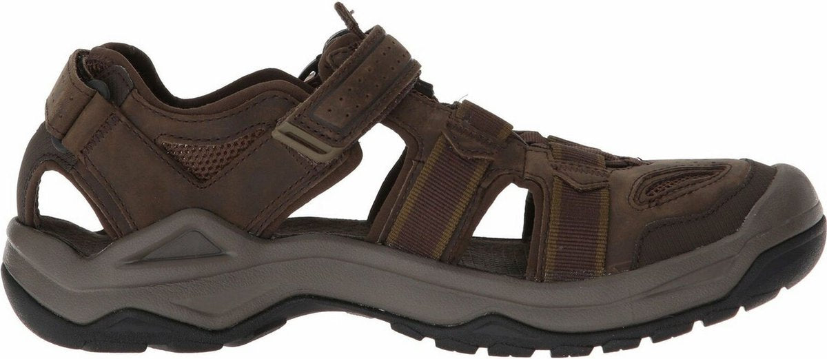 Sandales homme cuir Teva m omnium 2 - café turc