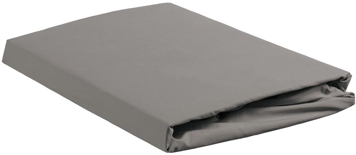 Ambiante katoen - splittopper hoeslaken - 200x200 210 - grijs