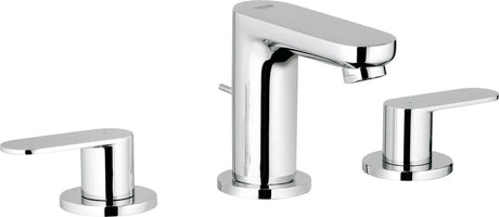 Robinet pour lavabo Grohe eurosmart cosmopolitan trois trous - bec bas - avec garniture de vidage - chrome