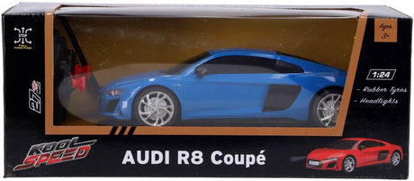 Kool Speed voiture radiocommandée Audi 1:24 R8 coupé bleu