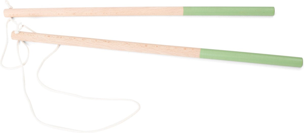Bs toys grand souffleur à bulles - bois et corde - jouets d'extérieur - souffler des bulles
