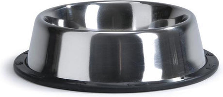 Beeztees steeldish - hondenvoerbak - antislip - 0,7l