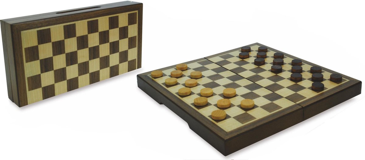 Hot games damcassette magnetisch notenhout ingelegd 20x10cm