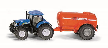 Tracteur Siku avec citerne sous vide simple essieu