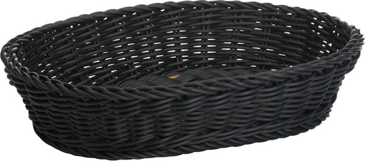 Westmark corbeille à pain ovale 32x23x7 cm noir | 3 pièces