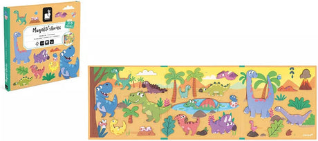 Janod - histoires magneti - dinosaure - set d'aimants pédagogiques
