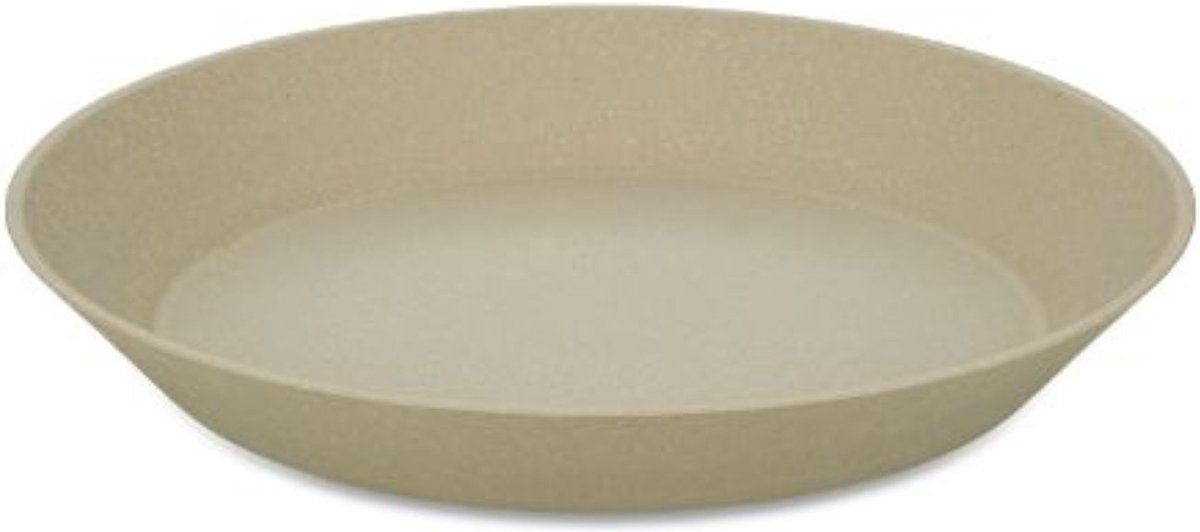Koziol assiette creuse, 24 cm, lot de 4, bio, beige sable - | plaque de connexion