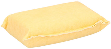 Éponge de chamois de voiture en cuir Basic jaune