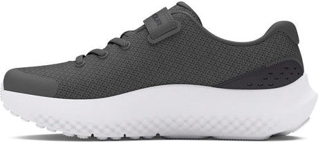Under Armour UA BPS Surge 4 AC-Gry Chaussures de sport pour garçons - Castlerock - Anthracite