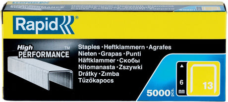 Rapide non. 13 agrafes en fil fin 6 mm - 5000 agrafes