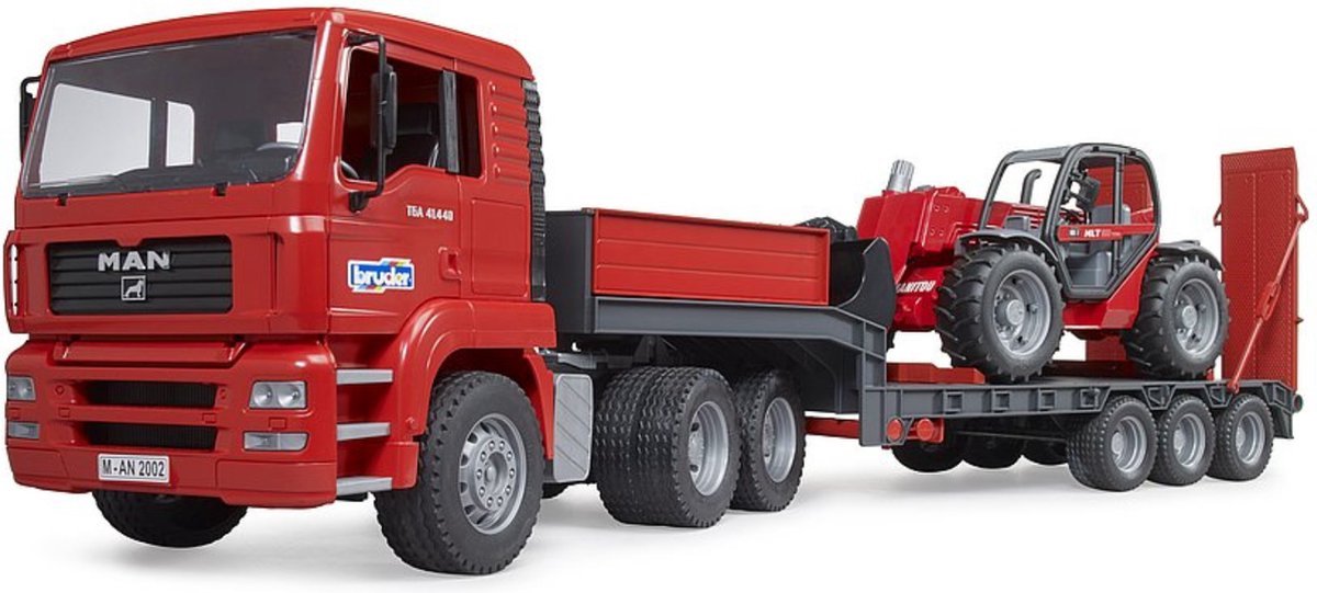 Camion Bruder man tga avec manitou mlt 633