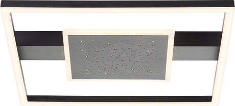 Brilliant reno - plafonnier - LED 30w - 3000k - noir
