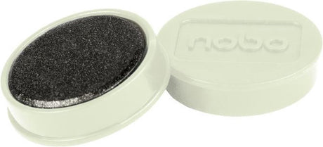 Aimants magnétiques pour tableau blanc Nobo - pack de 10 - aimants 38 mm - blanc