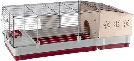 Ferplast krolik 140 plus cage pour rongeurs - bois - 142 x 60 x 50 cm