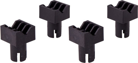 Wolfcraft - 4 mâchoires de serrage pour table de travail - pince pour plan de travail - pince pour établi - 6172000