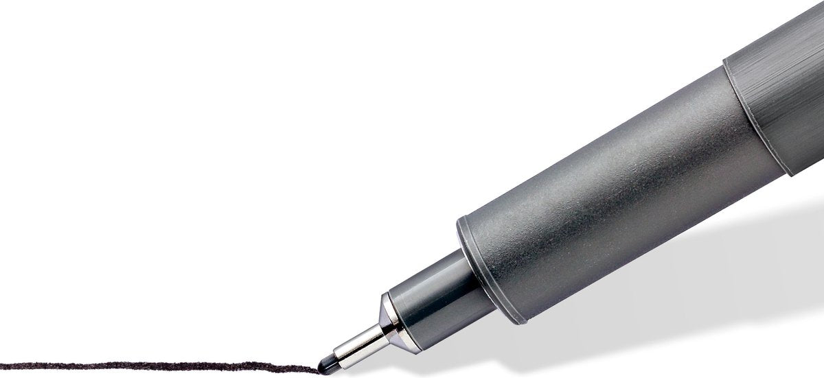 Staedtler - Artist Series - Pigment Liner - Fineliner - Noir - 1,0 mm - 10 pièces