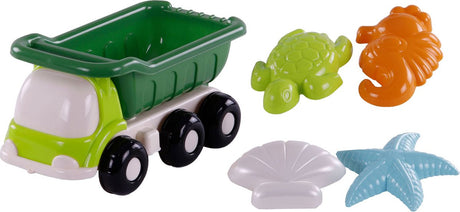 Cavallino Beach Kiepwagen avec 4 formes de sable vert
