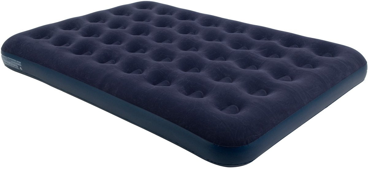 Matelas pneumatique Avenli 2 personnes | 191 x 137 x 22 cm | bleu foncé | matelas de camping | matelas pneumatique 2 personnes | matelas gonflable