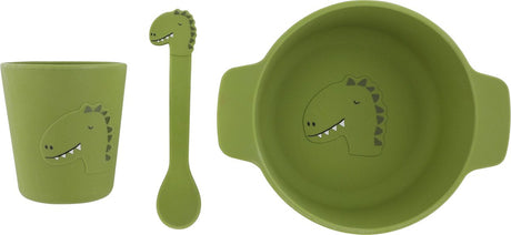Trixie Silicone Baby Eetset - M. Dino