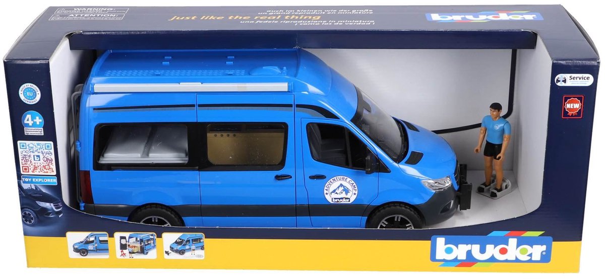 Camping-car Bruder Mercedes Benz Sprinter avec chauffeur et accessoires