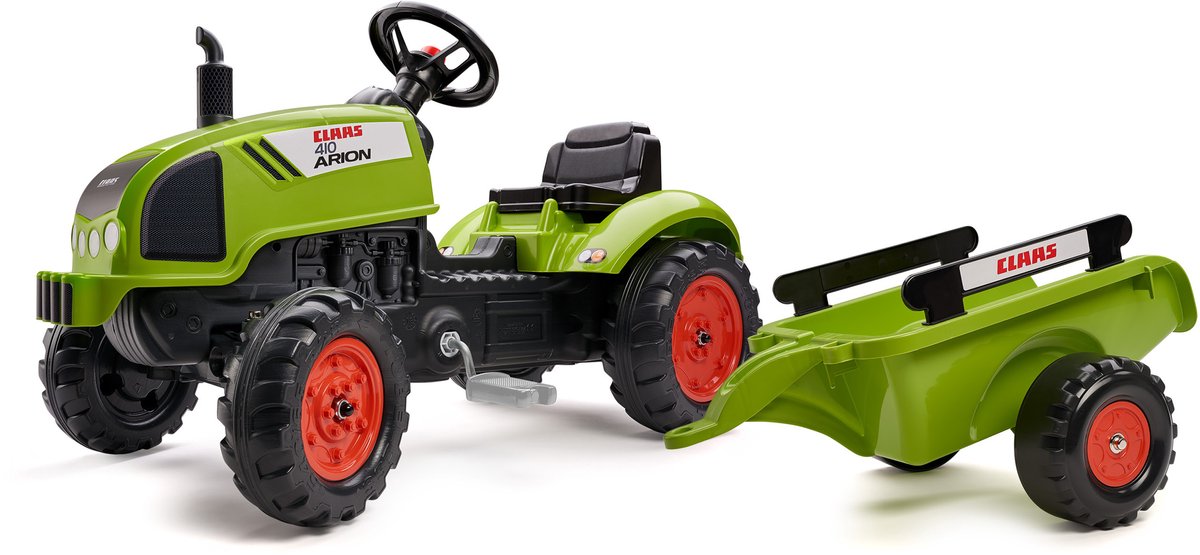 Tracteur Falk Claas Tracteur Arion 410 + remorque 2-5