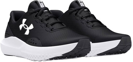 Baskets Under Armour UA BGS Surge 4-BLK pour garçons - Noir - Anthracite - Blanc