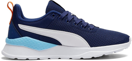 Baskets unisexes Puma anzarun lite jr - bijou bleu- blanc-vermillon