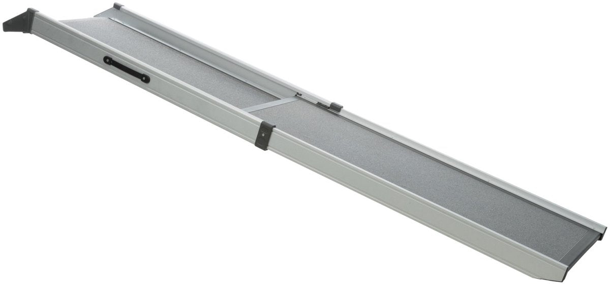 Passerelle télescopique pour voiture Trixie (jusqu'à 120 kg) - 100-180x43 cm - grise