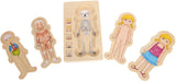 Small foot - puzzle corps en bois fille, 29 pcs.