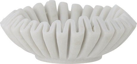 Bloomingville bol harmonia marbre blanc ø17,5 x 6 cm